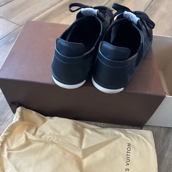 Louis Vuitton Men's Black Sneakers - Picture 4 of 10
